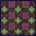 四叶草荧光方巾