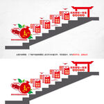民族团结阶梯墙