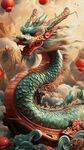 吊旗龙年插画