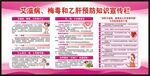 艾滋病乙肝梅毒预防知识宣传栏