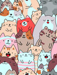 一群猫