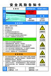 化粪池安全风险告知卡
