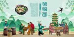 砂锅面