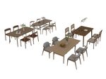 餐桌椅3d模型