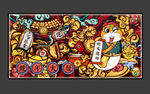 蛇年插画