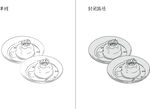 甜品 矢量图