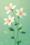 3d简约花