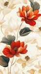手绘创意百花壁纸