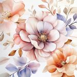 3d花卉墙纸