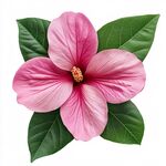 木槿花素材