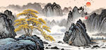 国画山水画