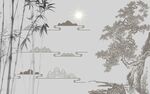 中式背景墙 