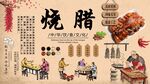 烧腊背景墙
