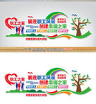 职工幸福之家企业文化墙