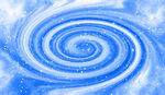 浅蓝色漩涡星空
