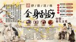 全身刮痧背景墙