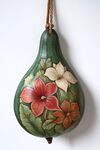 手工绘制葫芦艺术品