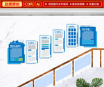 企业楼梯文化墙