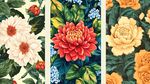 花卉图案的集合