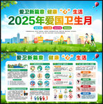 2025年爱国卫生月宣传栏