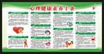 心理健康素养十条宣传栏