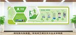 绿色企业文化墙图片
