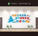 企业文化墙励志标语