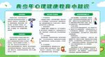青少年心理健康教育宣传栏