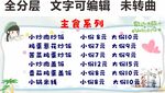 小吃快餐炒饭卡通价格表门头