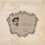 欧式装饰画漫画插画莫克拉先生