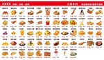 炸鸡脆皮炸鸡 快餐小吃点菜单