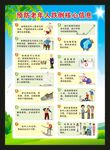 预防老年人跌倒健康信息海报