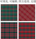 绿色格子面料  粉色格子图案 