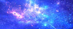 蓝紫宇宙星空背景图