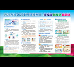 儿童预防接种展板