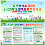 2025年儿童预防接种日宣传栏