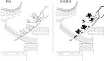 玉兰花 矢量图