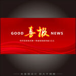喜报海报 