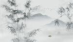 水墨竹子
