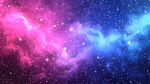 梦幻绚丽的星云星空宇宙景观