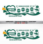 清廉医院文化墙