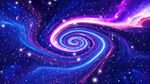 梦幻绚丽的宇宙星云漩涡