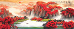 鸿运当头国画