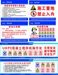 施工现场警示标识集合