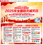 2025年防灾减灾宣传周展板