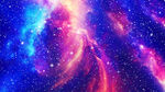 梦幻绚丽的璀璨星空