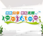 羽毛球文化墙