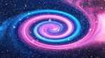 绚丽星空旋涡吊顶