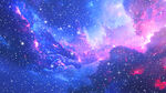 梦幻绚丽的宇宙星空景观