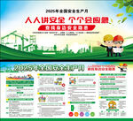 2025年全国安全生产月展板